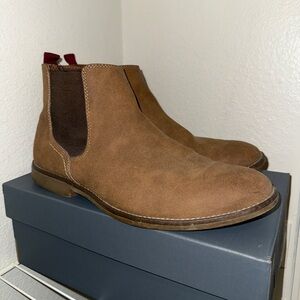 Topman Suede Chelsea Boots